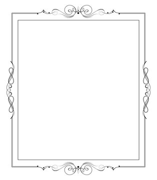 Ornamental decorative frame created in vector.