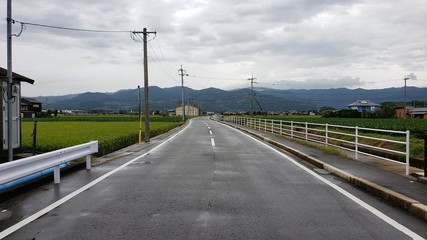 Fototapeta na wymiar near Yoshinogari koen station,Saga, Japan