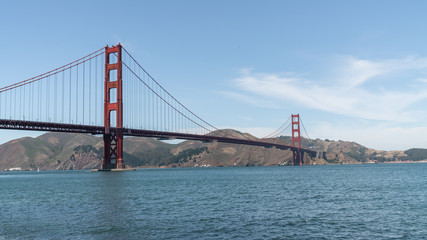 Golden Gate Bridge on a sunny summer day, San Francisco, USA