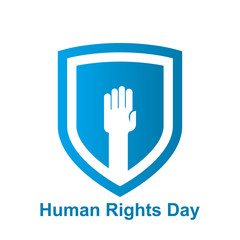 Human rights day vector illustration.