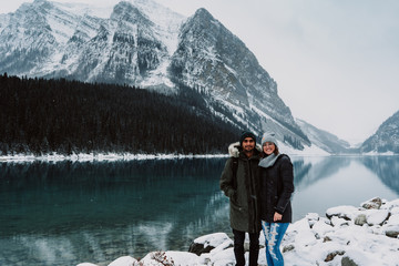 hiker in the mountains