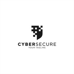 Cyber Security Logo Design Template Idea