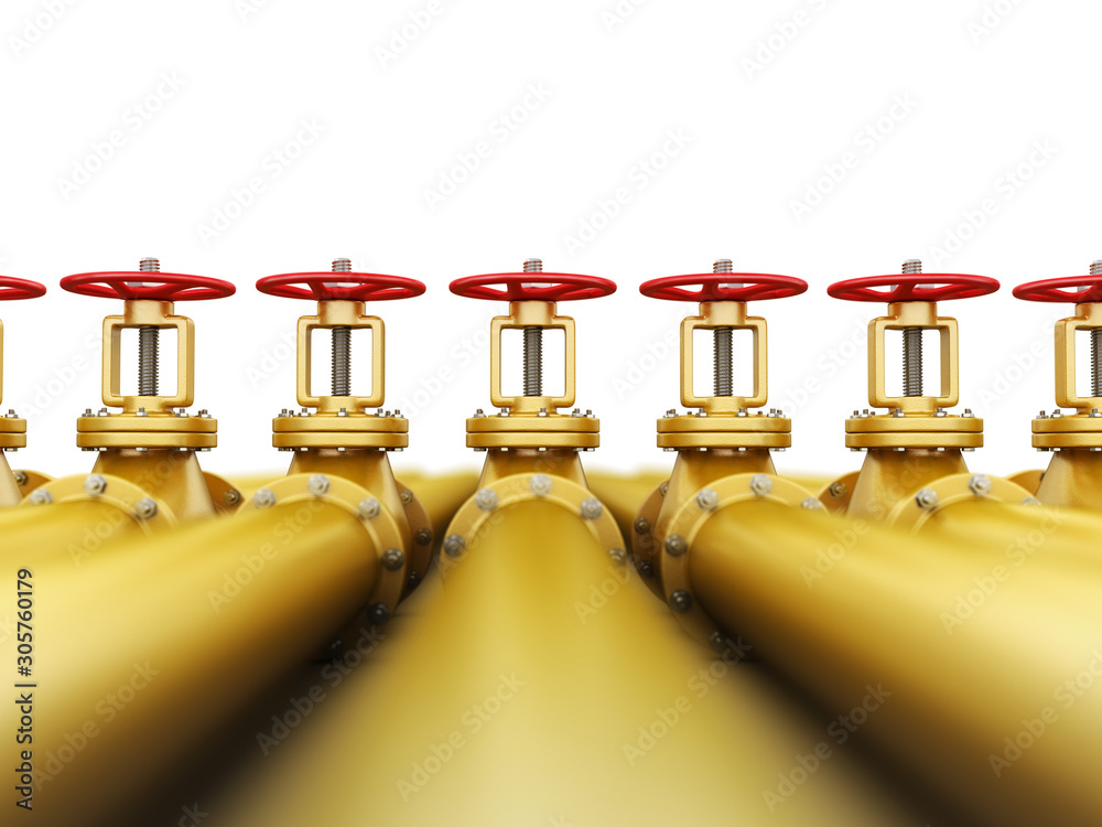 Poster pipelines. image with clipping path