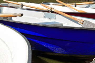 Fototapeta premium Boote blau