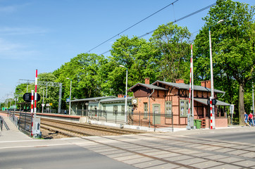 Fototapeta na wymiar railway station