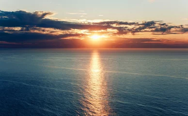 Stof per meter  sunset on the Atlantic ocean © Alex
