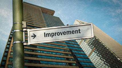 Street Sign to Improvement