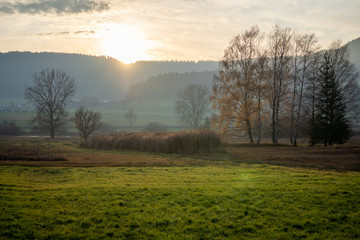 Fototapeta na wymiar Herbst in Baden-Württemberg