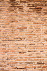 Old brick wall; Red brick wall background