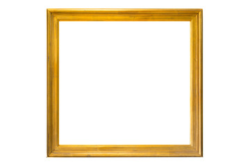  絵画の額（白背景）