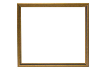  絵画の額（白背景）