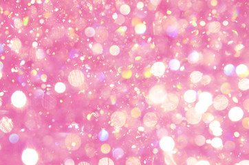 abstract colorful defocused background with festive light bokeh