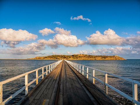 Pier on Victor Harbor in South Australia, Australia
