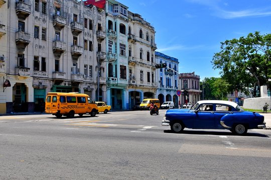 beautiful and colorful streets of Havana, 500th anniversary of the foundation of the city