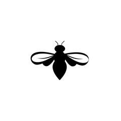 Bee concepts logo vector graphic abstract template,  Isolated on background vector drawing for honey products, package, design.