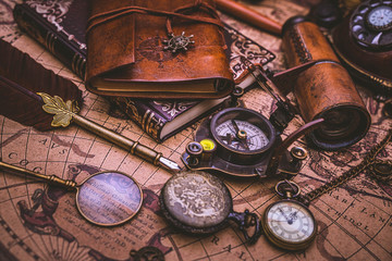Pirate Compass Pocket Watch Collection