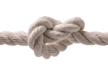 Rope with knot