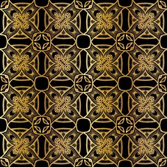 luxury gold batik pattern background , Batik Indonesian is a technique of wax-resist dyeing applied to whole cloth
