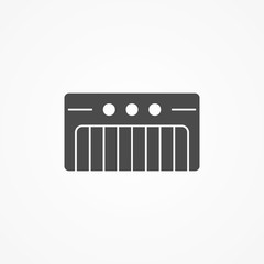 Synthesizer vector icon sign symbol