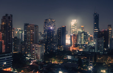 Fototapeta na wymiar city at night