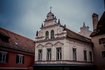 Fototapeta premium An old, beautiful house in Austria.
