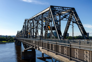 Alexandra Bridge in Ottawa during the day