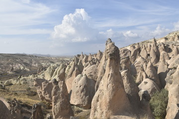 rock formations in cappadocia turkey