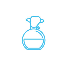 splash bottle of water line style icon