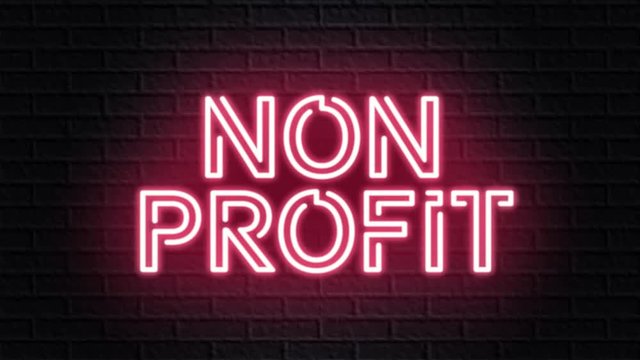 red neon video animation non profit