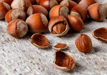 handful of hazelnuts