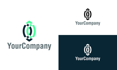 Abstract shape and floral logo icon design template elements. Simple minimalist template graphic illustration. Creative vector emblem, for icon or design concept.