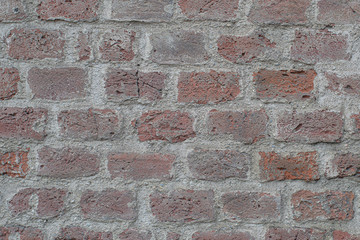 stunning old brick wall texture in Italy, bellisssimo muro antico fatto di mattoni