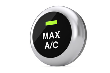 Car Air Condition Button. 3d Rendering