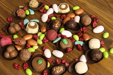 background of sweets