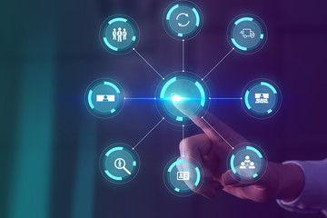 Picture photo system network scheme modern technology smart device