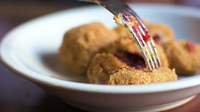 Serbian Austrian kn&ouml;del knedle knodel plum plums