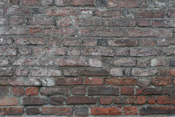 stunning old brick wall texture in Italy, bellisssimo muro antico fatto di mattoni