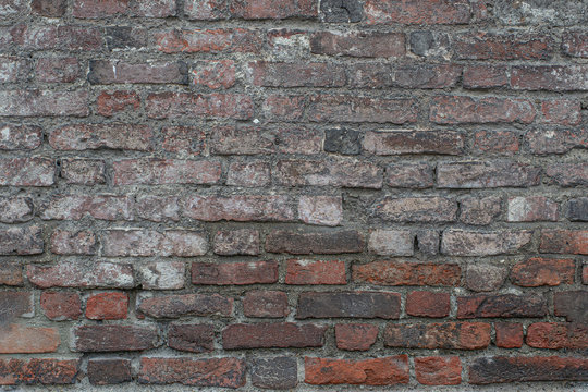 stunning old brick wall texture in Italy, bellisssimo muro antico fatto di mattoni