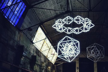 Fototapeta premium Modern neon lights