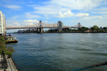 Obraz premium Bridge, Queensboro Bridge, New York City, New York, USA