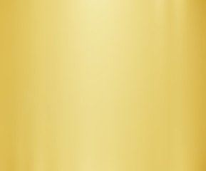 metallic gold foil texture polished glossy abstract background with copy space, metal gradient template for gold border, frame, ribbon design
