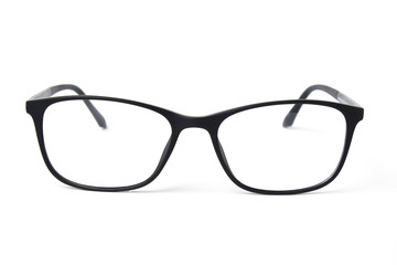 Fototapeta premium Glasses eyewear frame on white background