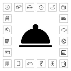 Dinner icon for web and mobile