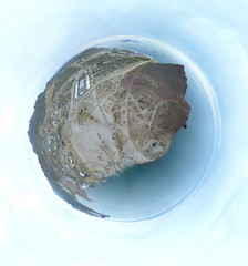 shell on white background
