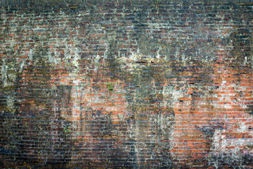 Mur en brique de Lucca en Italie