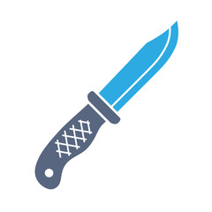 Outdoor knife icon