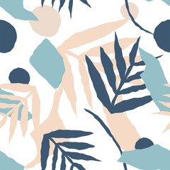 Seamless floral pattern. Modern design, Vector background
