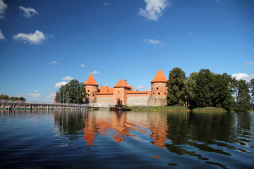 Obraz premium Never ending beauty of the Trakai Castle in Lithuania