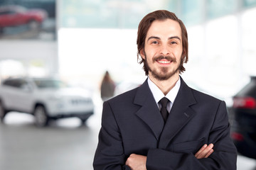 portrait of a businessman in office