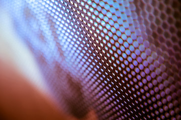 CloseUp LED blurred screen. LED soft focus background. abstract background ideal for design.